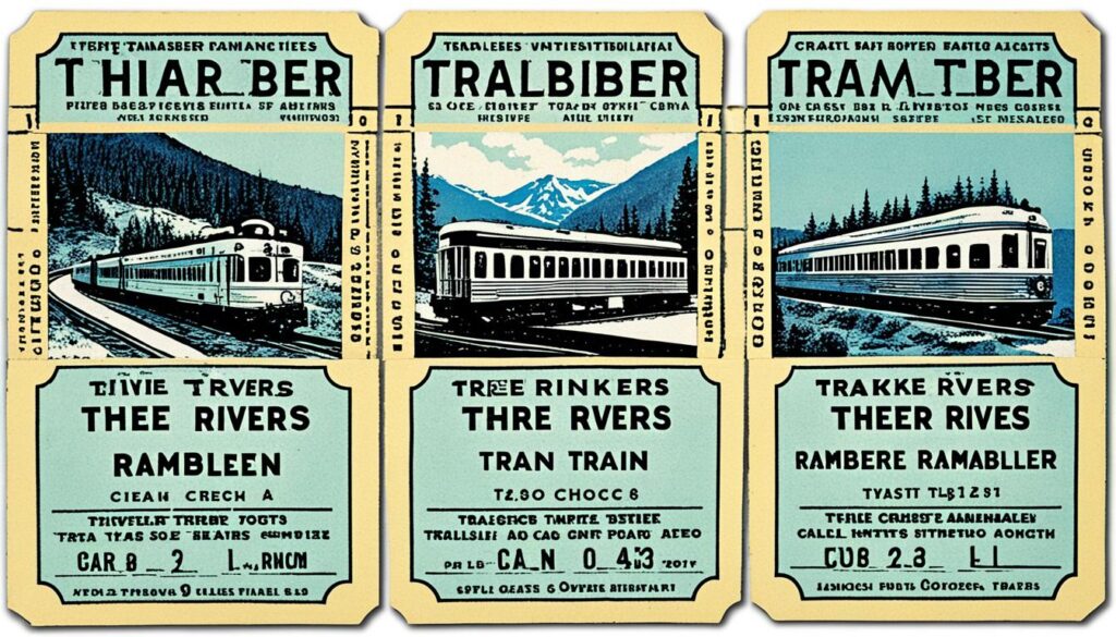 Three Rivers Rambler tickets
