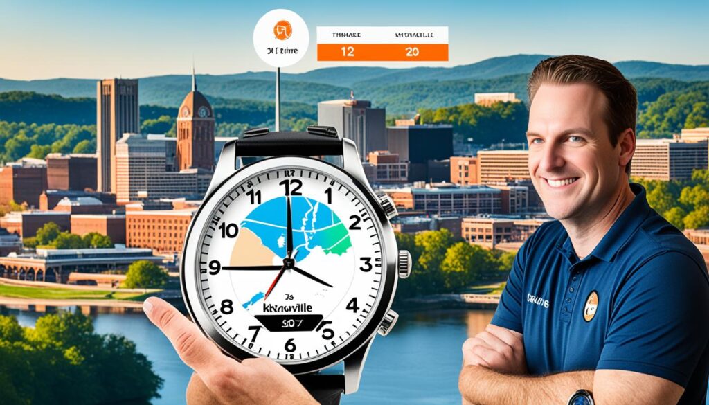 check local time in Knoxville