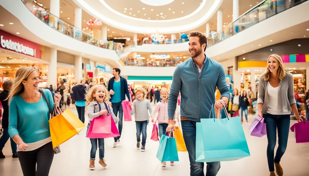 family-friendly shopping experience
