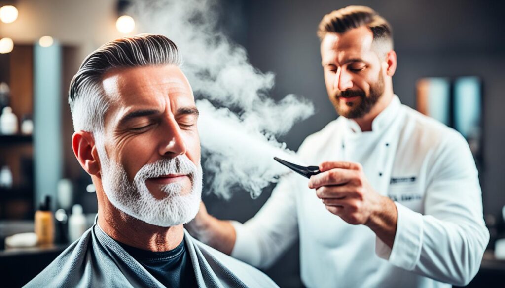 hot towel shave Knoxville