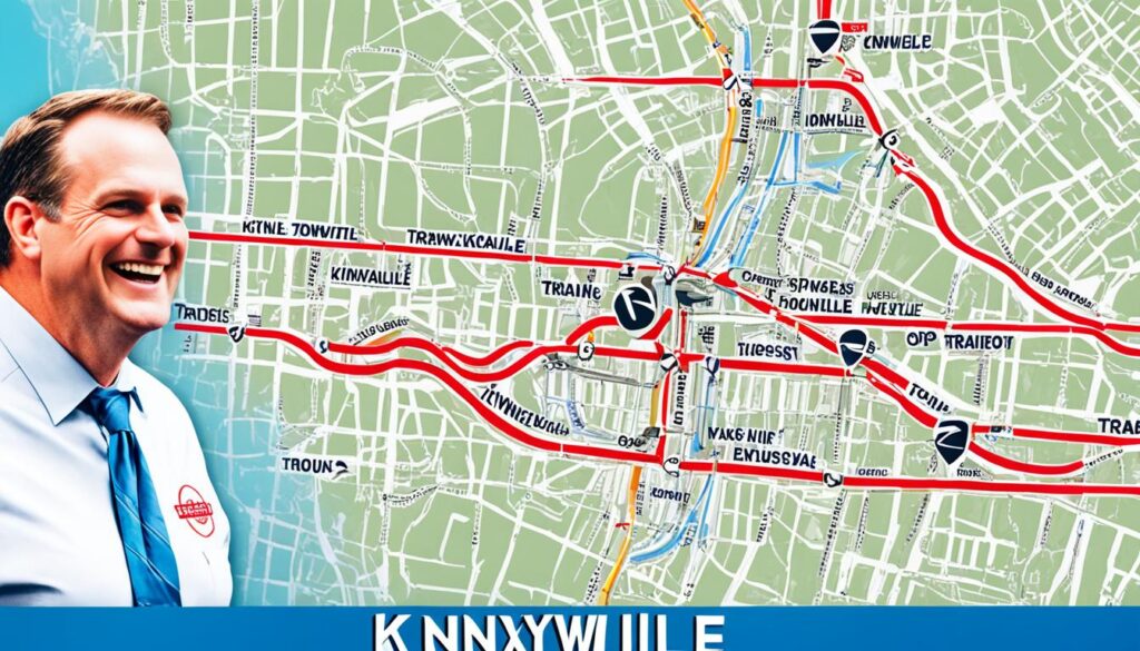 planning train trip Knoxville